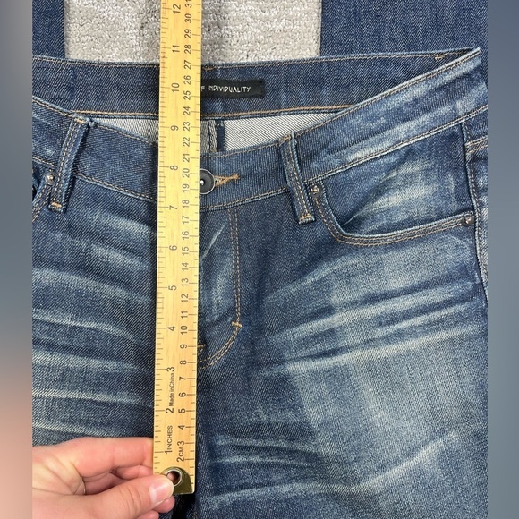 Cult Of Individuality Zen Mid Rise Skinny Blue Jean Womens Size 27 - Picture 5 of 8